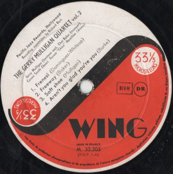 Gerry Mulligan Quartet - Vol. 2 | Swing (M. 33.305) - 4 Gerry Mulligan Quartet - Vol. 2 | Swing (M. 33.305) - 4