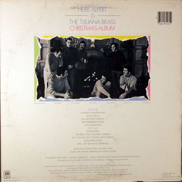 Herb Alpert & The Tijuana Brass - Christmas Album | A&M Records (SP-3113) - 2 Herb Alpert & The Tijuana Brass - Christmas Album | A&M Records (SP-3113) - 2