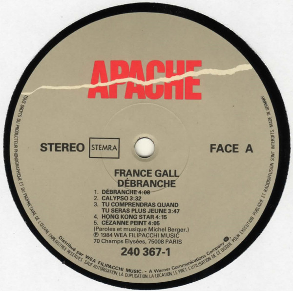 France Gall - Débranche ! | Apache (240367-1) - 3