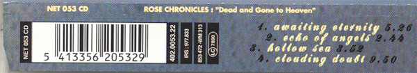 Rose Chronicles - Dead And Gone To Heaven | Nettwerk Europe (NET 053 CD) - 2 Rose Chronicles - Dead And Gone To Heaven | Nettwerk Europe (NET 053 CD) - 2