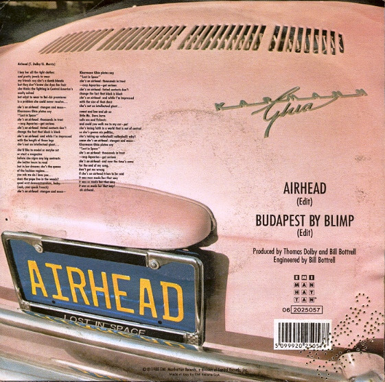 Thomas Dolby - Airhead | EMI-Manhattan Records (06 2025057) - 2 Thomas Dolby - Airhead | EMI-Manhattan Records (06 2025057) - 2
