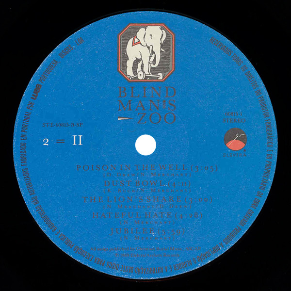 10,000 Maniacs - Blind Man's Zoo | Elektra (960 815-1) - 4