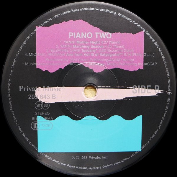 Various - Piano Two | Private Music (209 643) - 4
