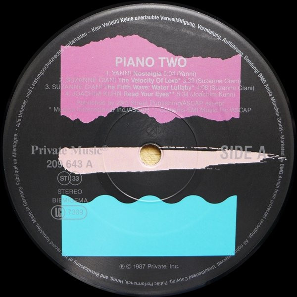 Various - Piano Two | Private Music (209 643) - 3