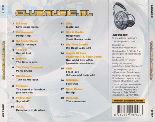Various - Clubmusic.nl | Arcade (110757) - 2