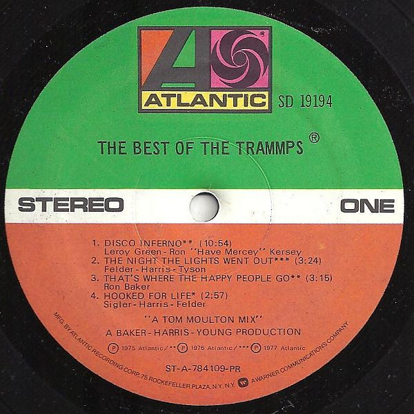 The Trammps - The Best Of The Trammps | Atlantic (SD 19194) - 3 The Trammps - The Best Of The Trammps | Atlantic (SD 19194) - 3