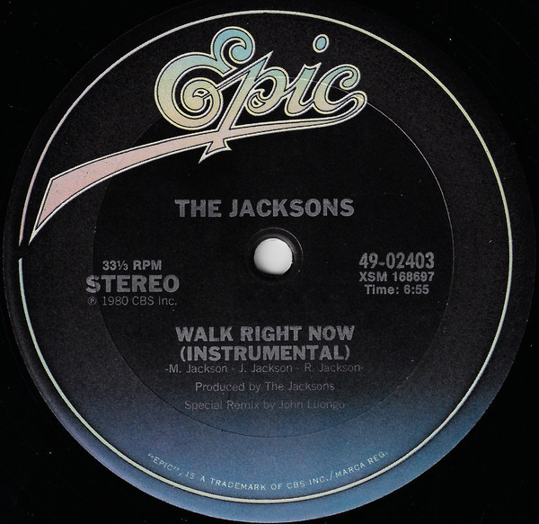 The Jacksons - Walk Right Now | Epic (49-02403) - 2 The Jacksons - Walk Right Now | Epic (49-02403) - 2