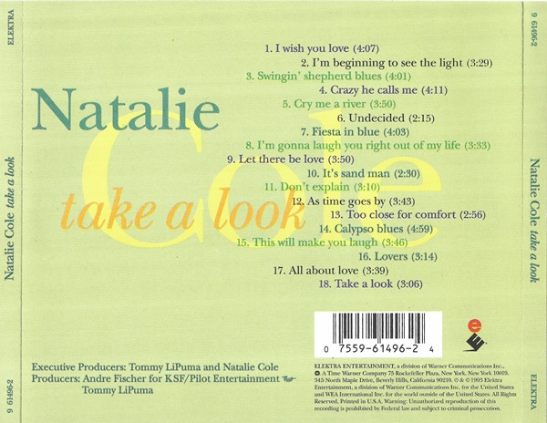 Natalie Cole - Take A Look | Elektra (9 61496-2) - 2 Natalie Cole - Take A Look | Elektra (9 61496-2) - 2