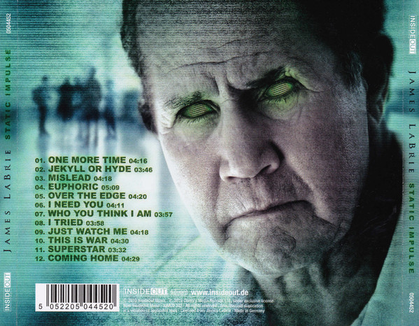 James LaBrie - Static Impulse CD | Inside Out Music (IOMCD 332) - 2 James LaBrie - Static Impulse CD | Inside Out Music (IOMCD 332) - 2