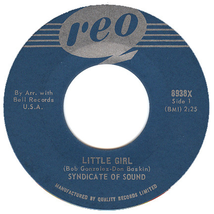 Syndicate Of Sound - Little Girl (7") [Vinyl] | Reo (8938X)