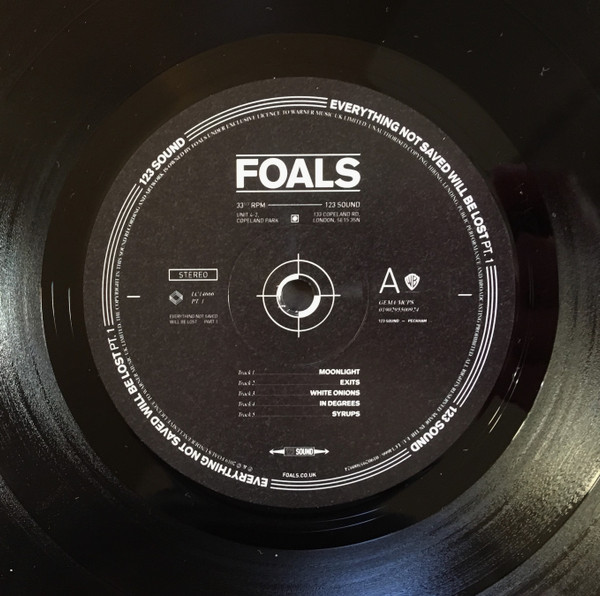 Foals - Everything Not Saved Will Be Lost: Part 1 | Warner Bros. Records (0190295500924) - 2