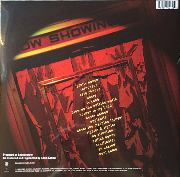 Soundgarden - Down On The Upside | A&M Records (00602547924469) - 2