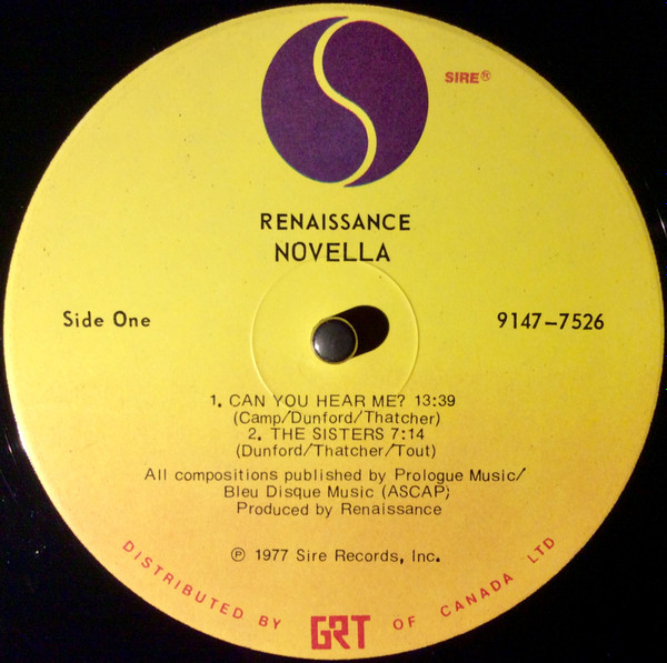 Renaissance - Novella | Sire (9147-7526) - 3 Renaissance - Novella | Sire (9147-7526) - 3
