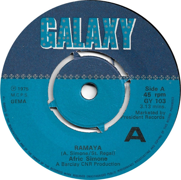 Afric Simone - Ramaya | Galaxy (GY 103) - main