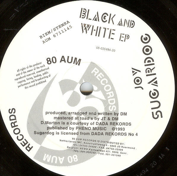 Black And White - The E.P. | 80 Aum Records (AUM 6711145) - 3