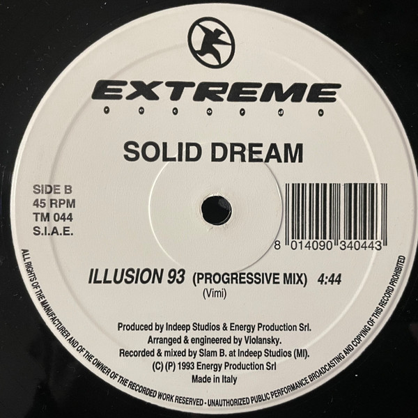 Solid Dream - Illusion 93 | Extreme Records (TM 044) - 3