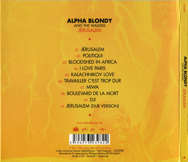 Alpha Blondy & The Wailers - Jerusalem | Test (3217842) - 2