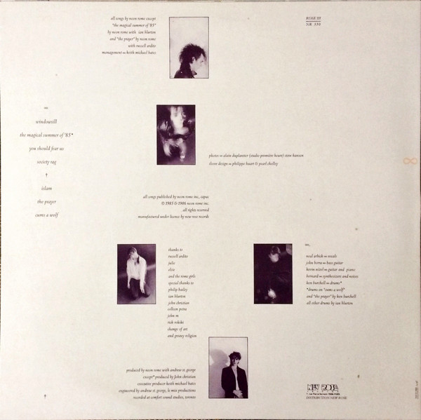 A Neon Rome - New Heroin | New Rose Records (ROSE 111) - 2 A Neon Rome - New Heroin | New Rose Records (ROSE 111) - 2