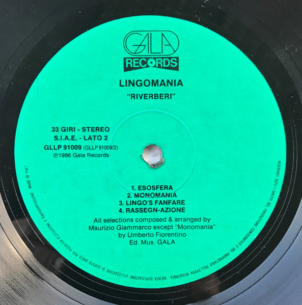 Lingomania - Riverberi | Gala Records (GLLP 91009) - 4 Lingomania - Riverberi | Gala Records (GLLP 91009) - 4