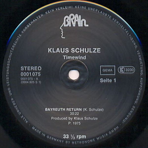 Klaus Schulze - Timewind | Brain (0001 075) - 4
