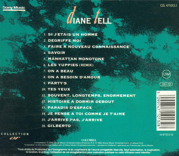 Diane Tell - Diane Tell | Columbia (COL 471013 2) - 2