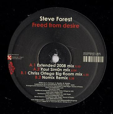 Steve Forest - Freed From Desire | Jolly Roger (JR005) - main