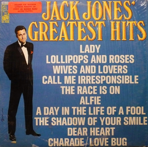 Jack Jones - Jack Jones' Greatest Hits | Kapp Records (KS-3559) - main Jack Jones - Jack Jones' Greatest Hits | Kapp Records (KS-3559) - main