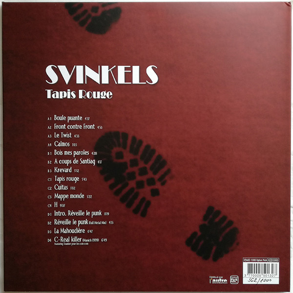 Svinkels - Tapis Rouge | Upton Park Publishing (UPP19059) - 2