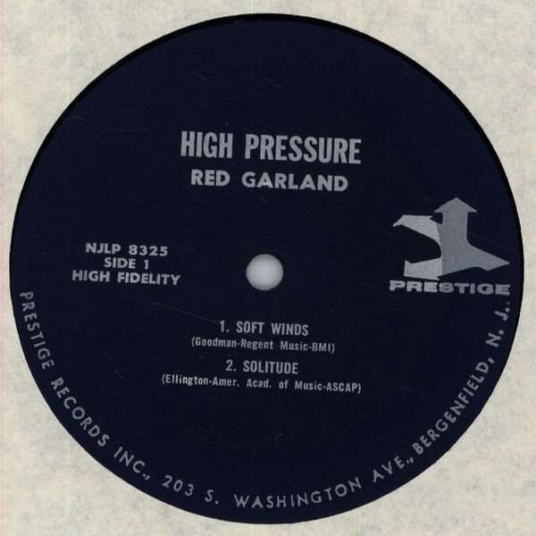 The Red Garland Quintet With John Coltrane - High Pressure | Prestige (NJ 8325) - 3 The Red Garland Quintet With John Coltrane - High Pressure | Prestige (NJ 8325) - 3