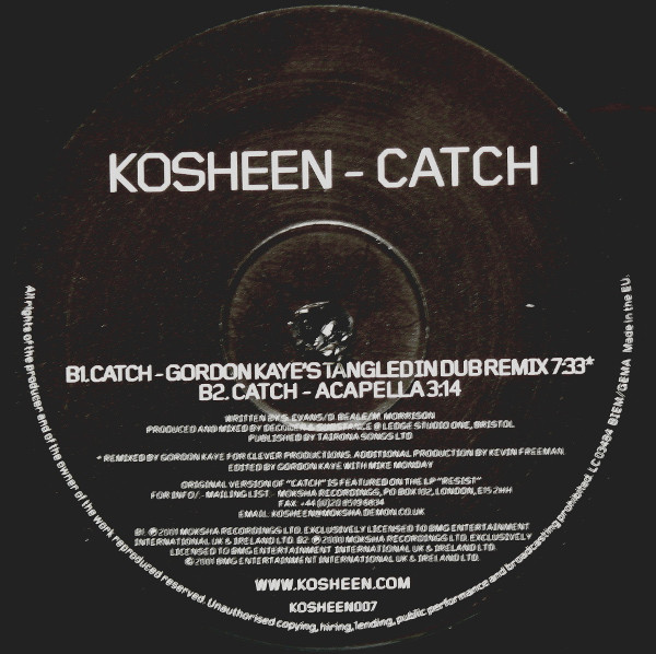 Kosheen - Catch | Moksha Recordings (KOSHEEN007) - 4 Kosheen - Catch | Moksha Recordings (KOSHEEN007) - 4