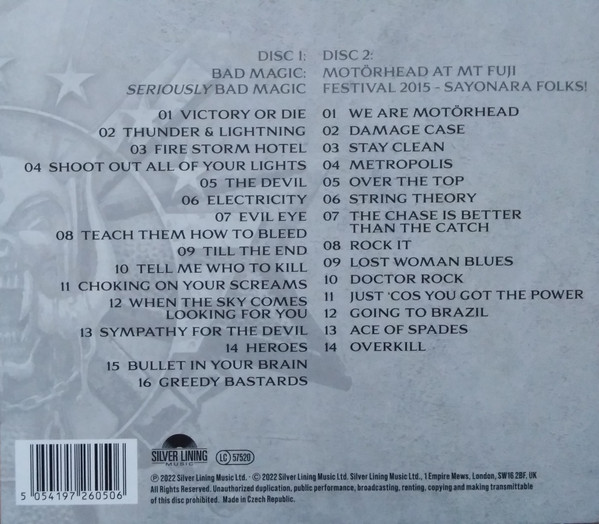 Motörhead - Bad Magic: Seriously Bad Magic | Silver Lining Music (SLM777P75) - 4 Motörhead - Bad Magic: Seriously Bad Magic | Silver Lining Music (SLM777P75) - 4