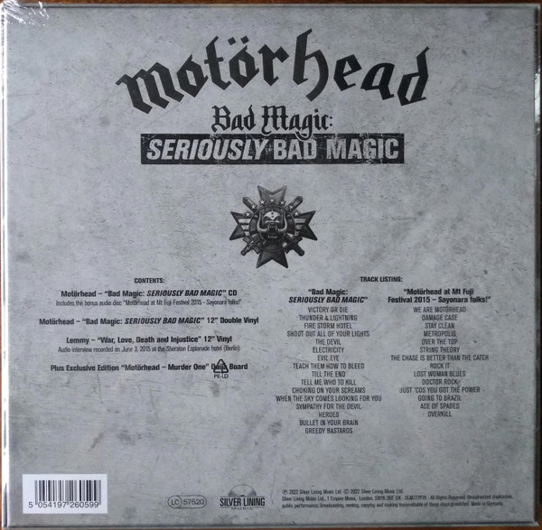 Motörhead - Bad Magic: Seriously Bad Magic | Silver Lining Music (SLM777P75) - 2 Motörhead - Bad Magic: Seriously Bad Magic | Silver Lining Music (SLM777P75) - 2