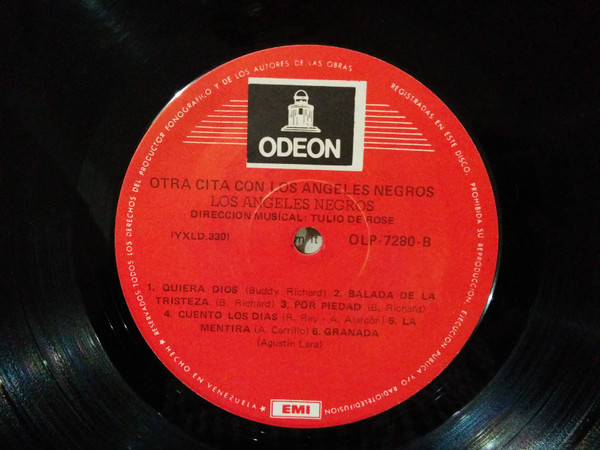 Los Angeles Negros - Otra Cita Con Los Angeles Negros | Odeon (OLP - 7280) - 4