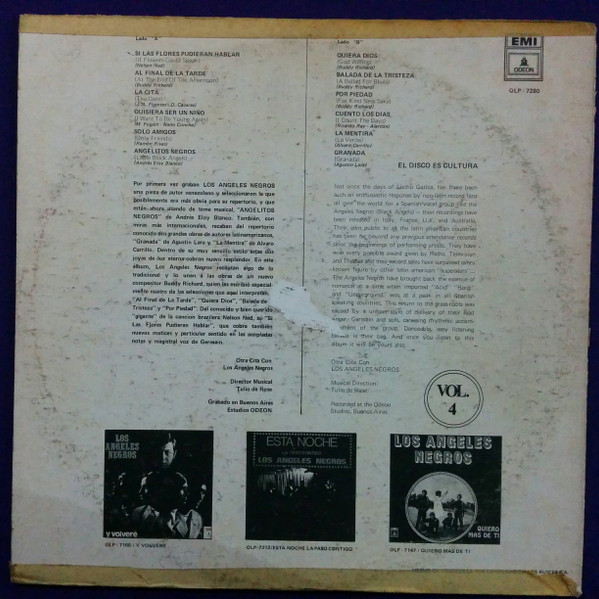 Los Angeles Negros - Otra Cita Con Los Angeles Negros | Odeon (OLP - 7280) - 2