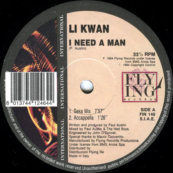 Li Kwan - I Need A Man | Flying International (FIN 146) - main Li Kwan - I Need A Man | Flying International (FIN 146) - main