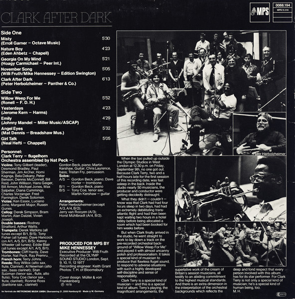 Clark Terry - Clark After Dark, The Ballad Artistry Of Clark Terry | MPS Records (0068.194)