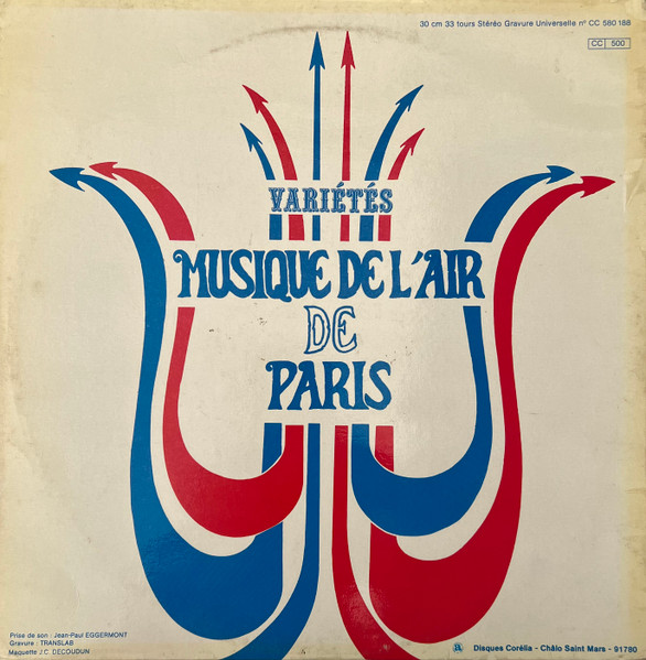 Musique De L'Air De Paris - Variétés | Corelia (CC 580.188) - 2