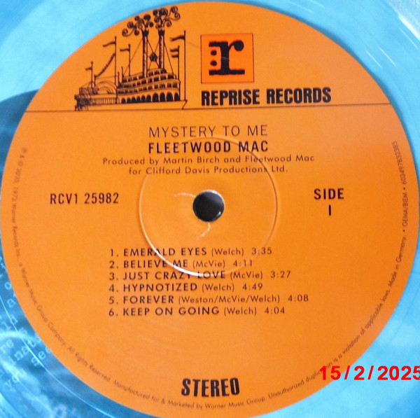 Fleetwood Mac - Mystery To Me | Rhino Records (RCV1 25982) - 3 Fleetwood Mac - Mystery To Me | Rhino Records (RCV1 25982) - 3
