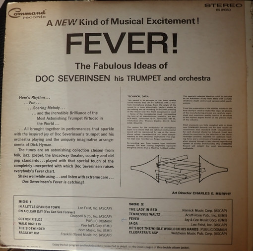 Doc Severinsen And His Orchestra - Fever! | Command (RSSD 893) - 2