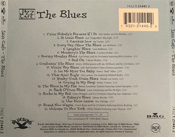 Various - Jazz Café - The Blues | BMG (7432 1 21445 2) - 2 Various - Jazz Café - The Blues | BMG (7432 1 21445 2) - 2