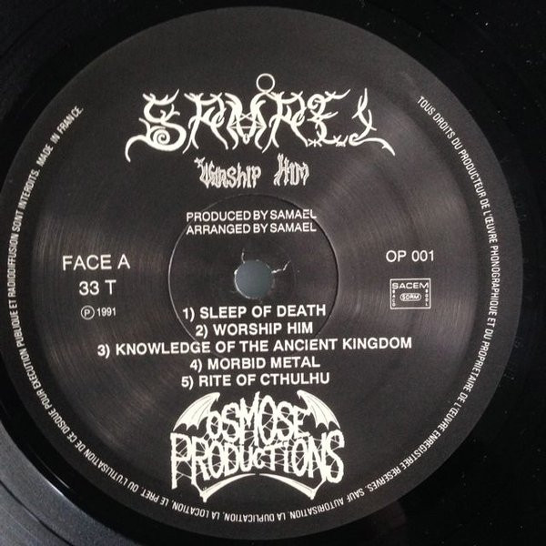 Samael - Worship Him | Osmose Productions (OP 001) - 3