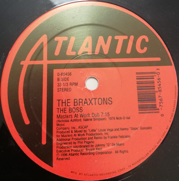 The Braxtons - The Boss | Atlantic (0-85456)
