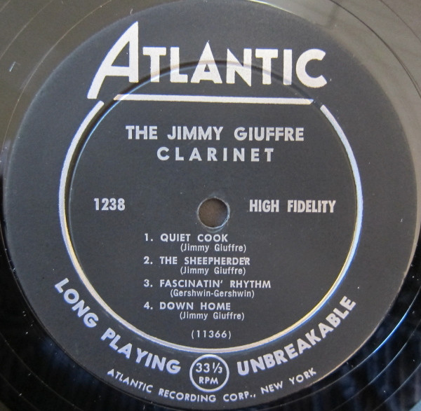 Jimmy Giuffre - The Jimmy Giuffre Clarinet | Atlantic (1238) - 3