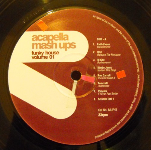 Various - Acapella Mash Ups - Funky House Volume 01 | Not On Label (MUFH1)