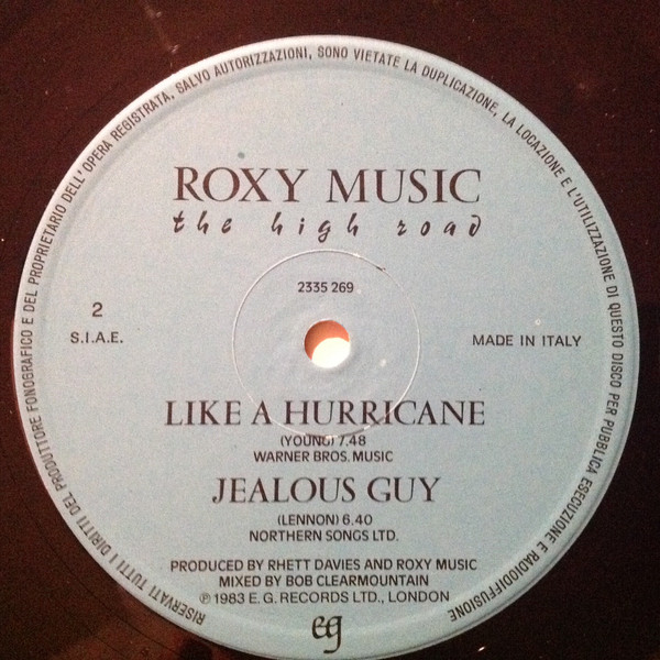 Roxy Music - The High Road | EG (2335 269) - 4