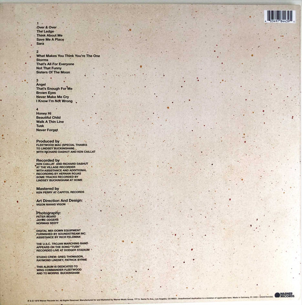 Fleetwood Mac - Tusk | Warner Records (R1 3350) - 3 Fleetwood Mac - Tusk | Warner Records (R1 3350) - 3
