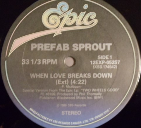 Prefab Sprout - When Love Breaks Down (12") [Vinyl] | Epic (12EXP-05257) - 2