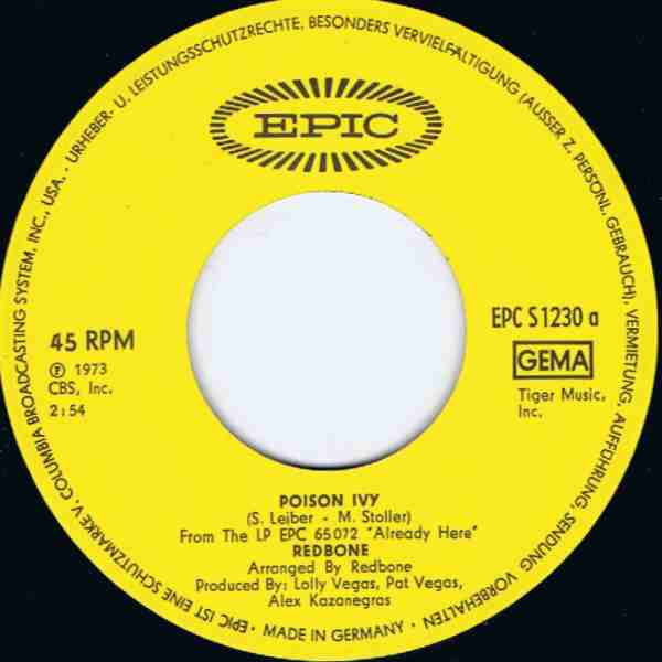 Redbone - Poison Ivy | Epic (EPC S 1230) - 3