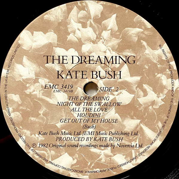 Kate Bush - The Dreaming | EMI (EMC 3419) - 4