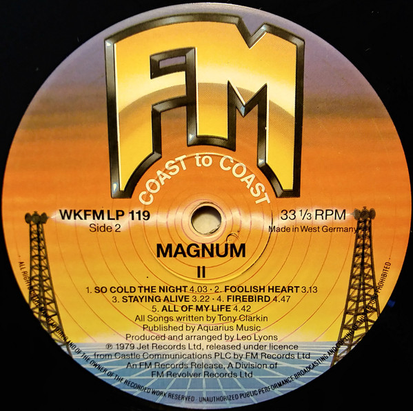 Magnum - Magnum II | FM (WKFMLP 119) - 4